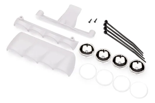 Traxxas Ersatzteile LED Scheinwerfer-Leuchten in Weiß für MINI-Rally 1/16