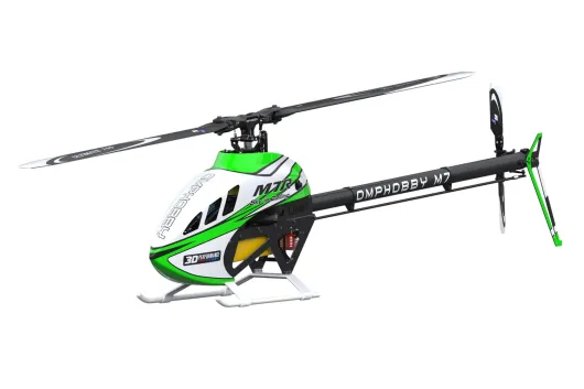 OMPHobby M7R Heli Kit 700 Baukasten mit Rotorblättern in Aurora Grün