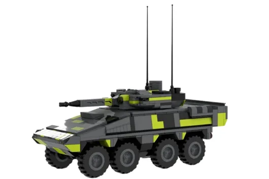 Stoneheap Klemmbausteine Panzer Rheinmetall Boxer Lance 2 - 667 Teile