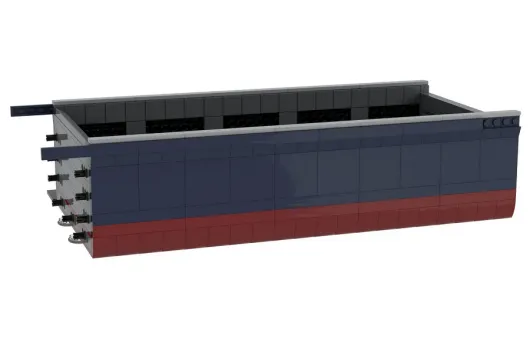 Stoneheap Klemmbausteine Containerschiff Verlängerung - 575 Teile