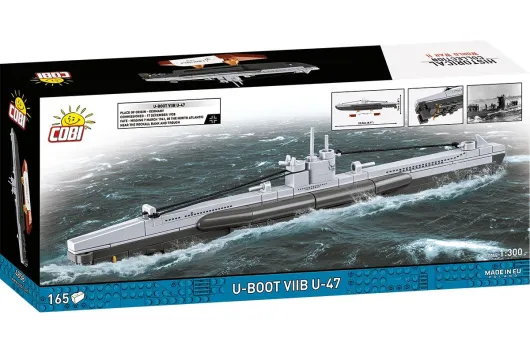 COBI Klemmbausteine U-Boot German Submarine VIIB U-47 - 165 Teile