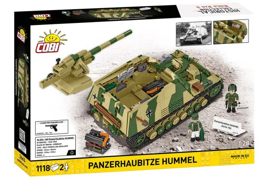 COBI Klemmbausteine Panzerhaubitze Hummel Sd.Kfz.165 - 1118 Teile