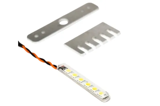 uniLIGHT 5mm BAR Blitzlicht, 12Wx2 Rot