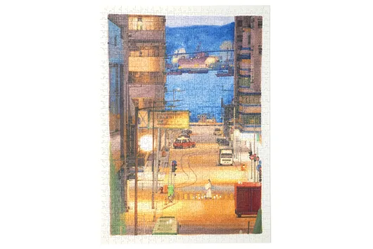 Lasercut Puzzle Kennedy Town Seascape - 1000 Teile