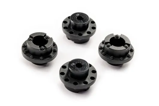 Traxxas Ersatzteile Felgen Abdeckung in Schwarz 4Stück für Bigfoot 4x4 BL-2S 1/10