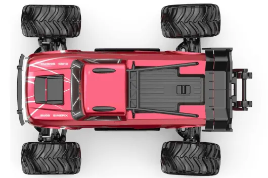 MJX Hyper Go RC-Car Truggy TX10 1/10 Brushless 4WD RTR Rot ohne Akku oder Lader