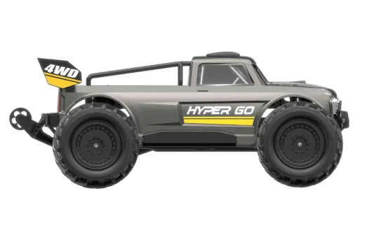 MJX Hyper Go RC-Car Truck 1/10 Brushless 4WD RTR Grau ohne Akku oder Lader