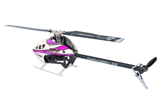 OMPHobby OMP Heli M2 V3 Sport Micro Helikopter mit integriertem ExpressLRS Empfänger in Nebula Pink