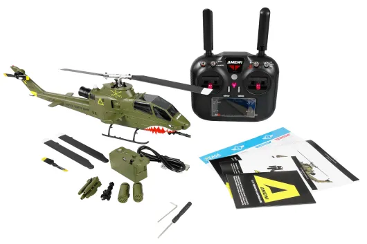 Amewi RC Bell AH-1 Cobra Pro GPS Helikopter 8-Kanal 3D/6G RTF