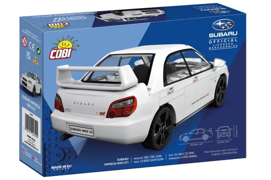 COBI Klemmbausteine Autos Subaru Impreza WRX STI - 65 Teile