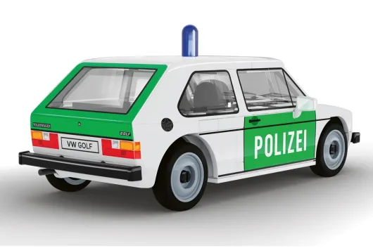 COBI Klemmbausteine Autos VW Golf 1974 Polizei - 77 Teile