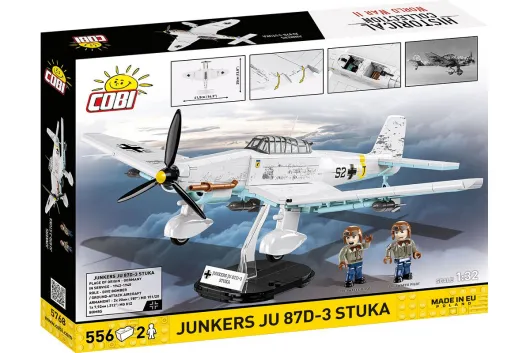 COBI Klemmbausteine Flugzeuge Junkers JU 87D-3 Stuka - 556 Teile