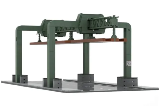 Stoneheap Klemmbausteine Schwebebahn Erweiterungsstrecke - 902 Teile
