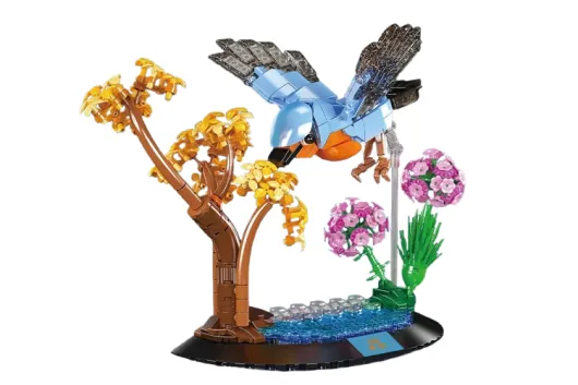 MouldKing Klemmbausteine Vogel Rotkehlchen - 609 Teile