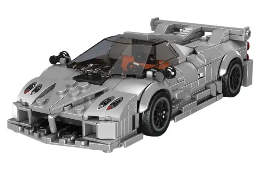 MouldKing Klemmbausteine Auto Huayra Imola Sportwagen mit stapelbarer Displaybox/Sammelbox - 429 Teile