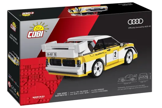 COBI Klemmbausteine Autos Audi Sport Quattro S1 E2 - 147 Teile