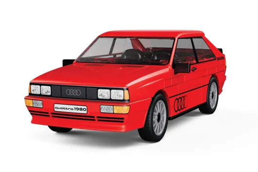 COBI Klemmbausteine Autos Audi Quattro 1980 Rot - 79 Teile