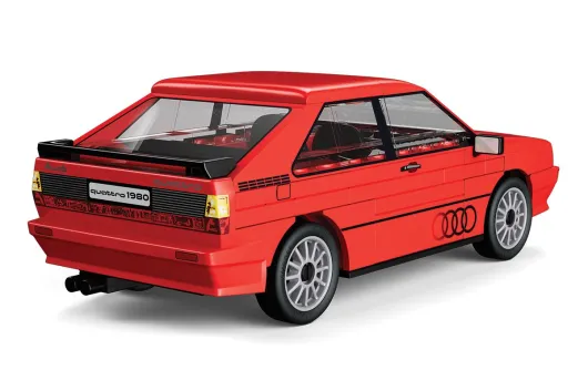 COBI Klemmbausteine Autos Audi Quattro 1980 Rot - 79 Teile