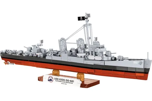 COBI Klemmbausteine Schiffe USS KIDD Fletcher Class Destroyer - 706 Teile