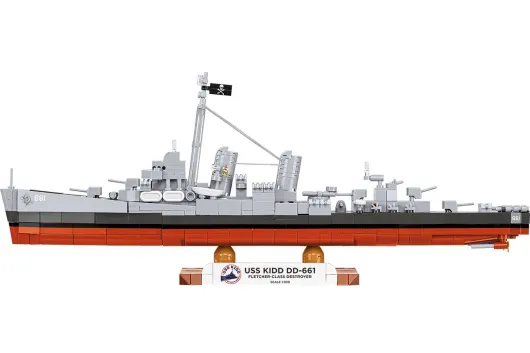 COBI Klemmbausteine Schiffe USS KIDD Fletcher Class Destroyer - 706 Teile