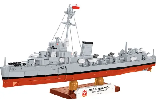 COBI Klemmbausteine Schiffe ORP BLYSKAWICA - 664 Teile