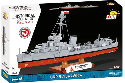 COBI Klemmbausteine Schiffe ORP BLYSKAWICA - 664 Teile