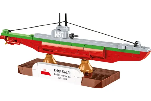 COBI Klemmbausteine U-Boot Polish ORP SOKOL - 142 Teile