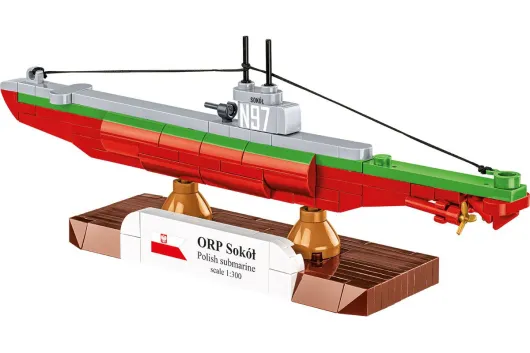 COBI Klemmbausteine U-Boot Polish ORP SOKOL - 142 Teile