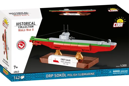 COBI Klemmbausteine U-Boot Polish ORP SOKOL - 142 Teile