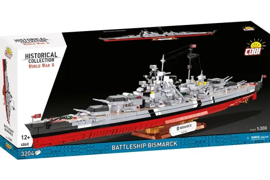 COBI Klemmbausteine Schiffe Battleship Bismarck - 3204 Teile