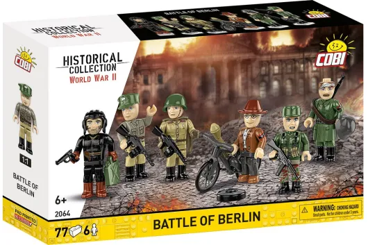 COBI Klemmbausteine Figuren Set Battle of Berlin - 77 Teile