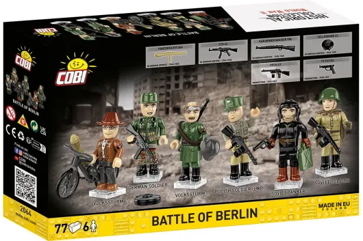 COBI Klemmbausteine Figuren Set Battle of Berlin - 77 Teile