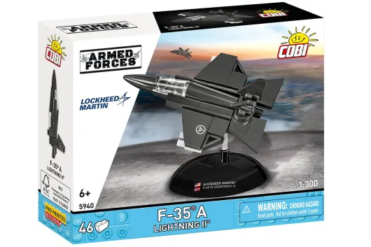 COBI Klemmbausteine Flugzeuge Lockheed Martin F-35A Norwegian Air Force 1:300 - 46 Teile
