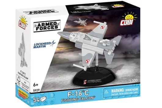 COBI Klemmbausteine Flugzeuge F-16C Fighting Falcon PL 1:300 - 54 Teile