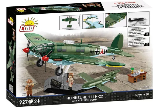 COBI Klemmbausteine Flugzeuge Heinkel HE 111 H-22 EXECUTIVE EDITION mit V1 Flying Bomb - 927 Teile