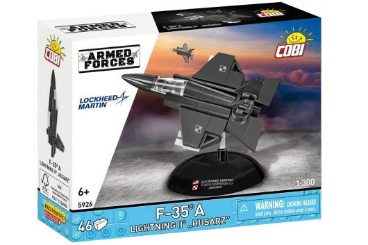 COBI Klemmbausteine Flugzeuge Lockeed Martin F-35A Lightning II HUSARZ - 46 Teile