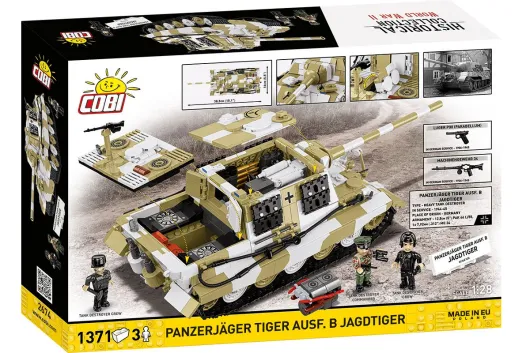 COBI Klemmbausteine Panzerjäger TIGER Ausführung B Jagdtiger - 1371 Teile