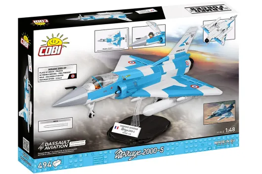 COBI Klemmbausteine Flugzeuge MIRAGE 2000-5F - 494 Teile