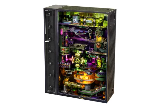 Lasercut Bausatz Kugelbahn "Alchemiestadt" - 247 Teile