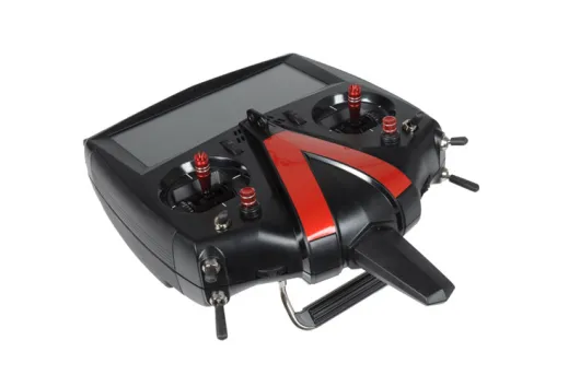 Mikado Knüppel/Drehknopf-Set rot-metallic M4