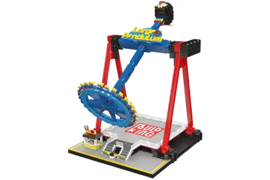 MouldKing Klemmbausteine KingLand Großes drehendes Pendelkarussell - 2192 Teile