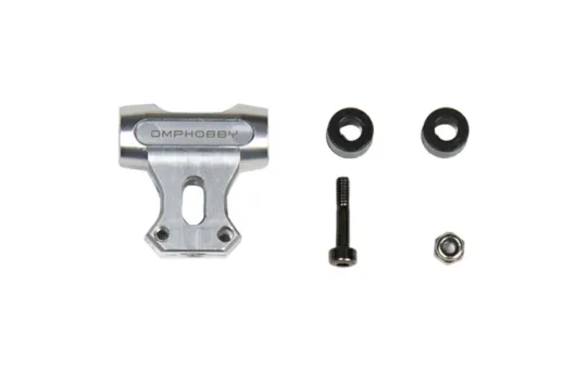 OMPHobby Ersatzteile Aluminium Rotorkopfzentralstück silber für M2V3 Sport