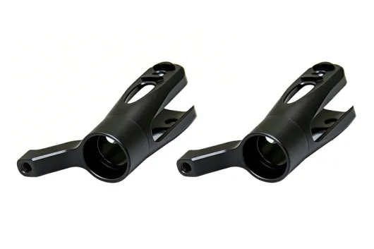 OMPHobby Ersatzteile Hauptrotor- Blatthalter Aluminium schwarz für M1V3 Pro