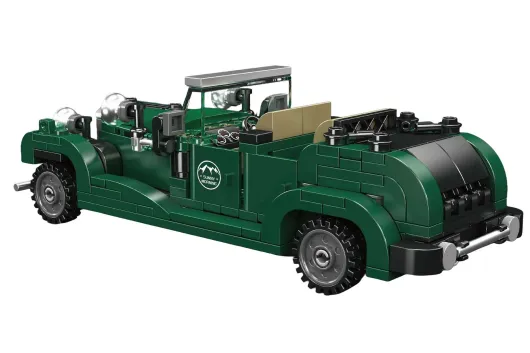 MouldKing Klemmbausteine Auto 4 Liter Super-Luxusauto mit stapelbarer Displaybox/Sammelbox - 320 Teile