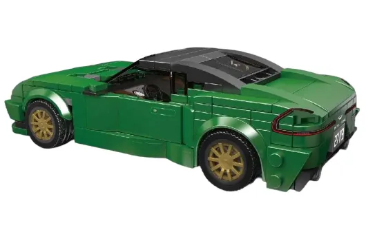 MouldKing Klemmbausteine Auto Martin DB12 mit stapelbarer Displaybox/Sammelbox - 375 Teile