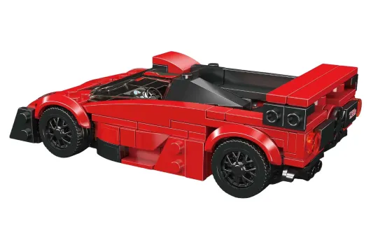 MouldKing Klemmbausteine Auto T.50S Sportwagen mit stapelbarer Displaybox/Sammelbox - 333 Teile