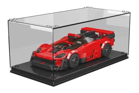 MouldKing Klemmbausteine Auto T.50S Sportwagen mit stapelbarer Displaybox/Sammelbox - 333 Teile