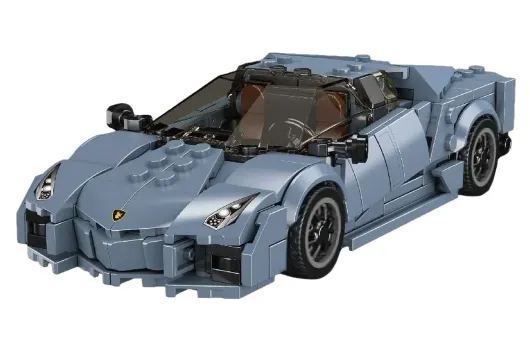 MouldKing Klemmbausteine Auto Reventon Sportwagen mit stapelbarer Displaybox/Sammelbox - 442 Teile