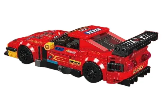 MouldKing Klemmbausteine Auto 575 GTC Sportwagen mit stapelbarer Displaybox/Sammelbox - 470 Teile