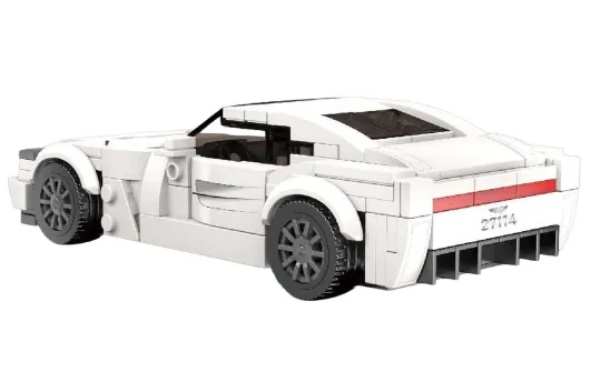 MouldKing Klemmbausteine Auto Martin One 77 mit stapelbarer Displaybox/Sammelbox - 334 Teile